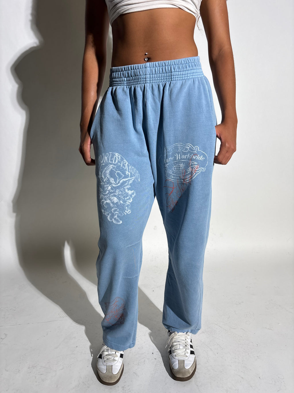 “Culture Worldwide” sweatpants.