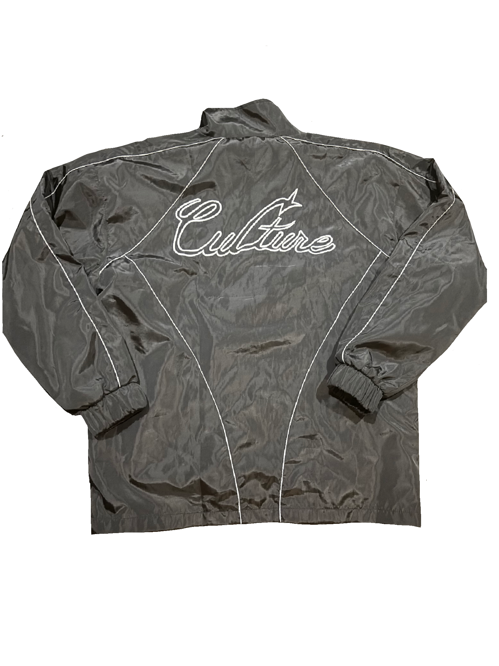 “After dark” reflective track jacket