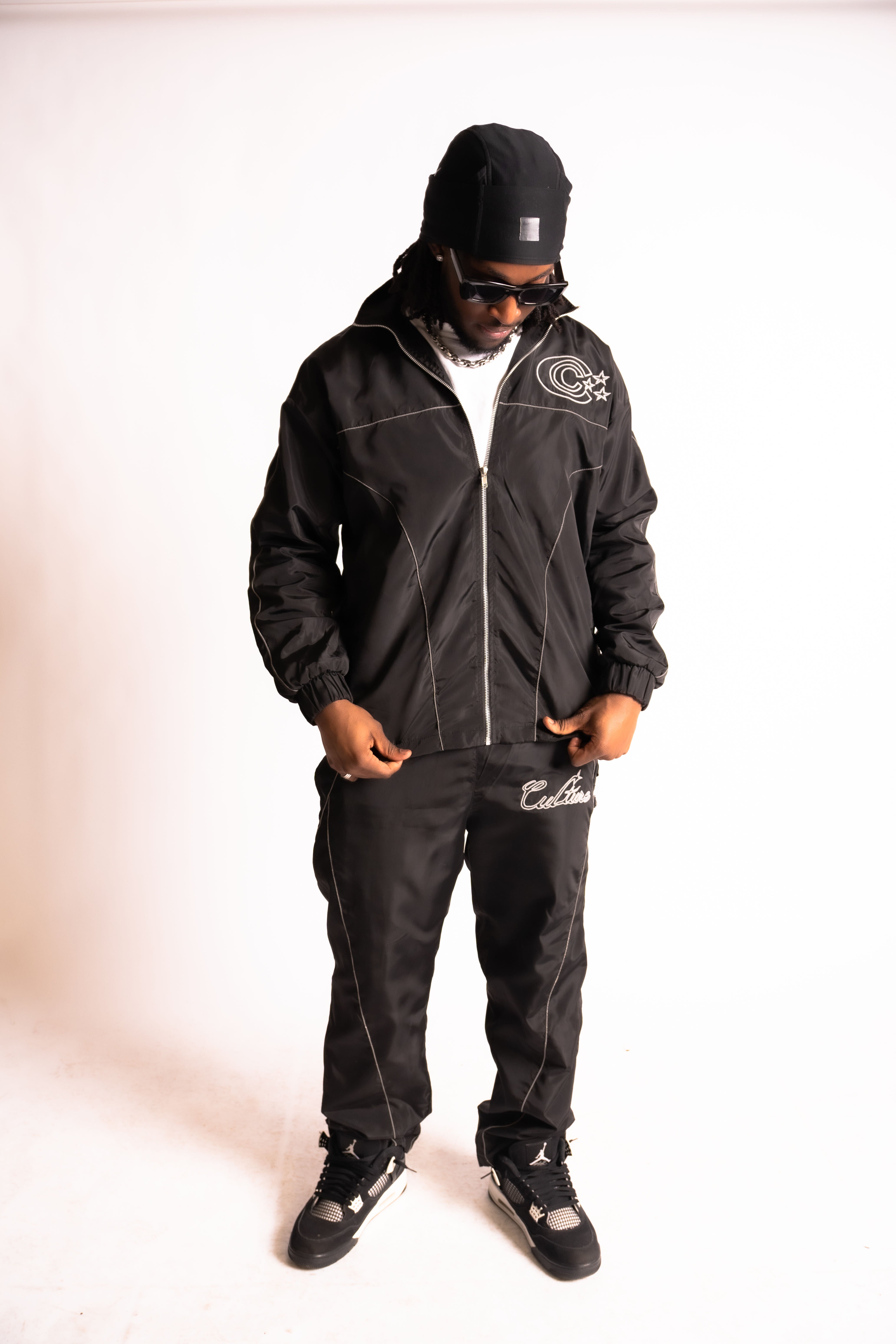 After dark” reflective track pants – Coutur3 Culture